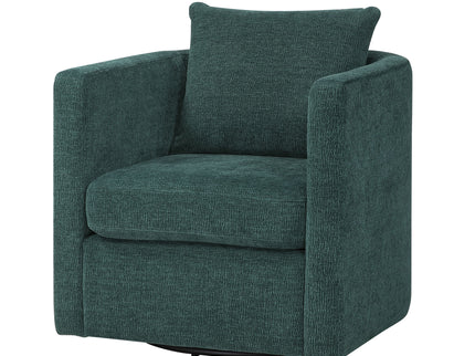 Sutton - Swivel Barrel Chair - Peacock