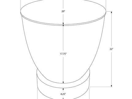 Drum Accent Side Table, Contemporary & Modern Design