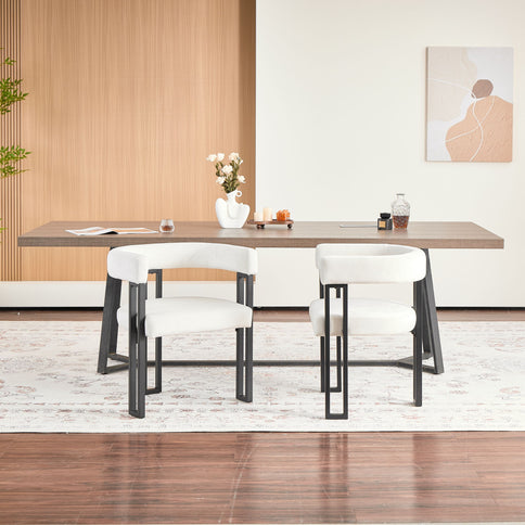 Cushioned Accent Armchairs (Set of 2)