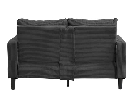 Modern Upholstered Loveseat Sofa, High Resilience