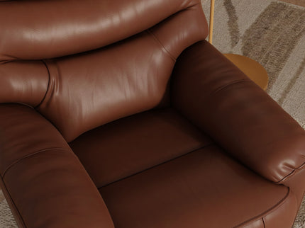 Oslo Antelope - Swivel Glider Recliner With Manual Footrest
