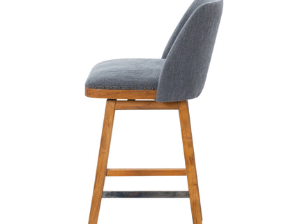 360° Swivel Bar Stool, Counter Height Kitchen Island Chair