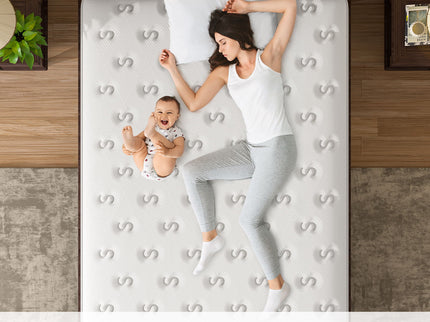 12'' Hybrid Mattress, Memory Foam & Pocket Springs For Pressure Relief