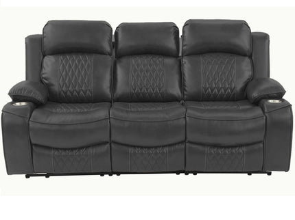 Power Motion Living Room Set With USB Port, Adjustable Headrest, Cup Holder