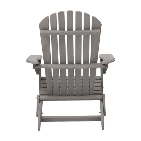 Oversize Outdoor Folding Adirondack Chair, Patio Chair For Garden
