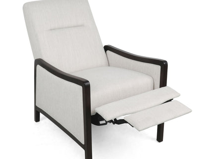 Drury - Contemporary Fabric Upholstered Pushback Recliner