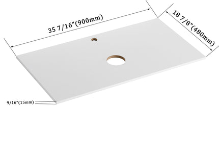 Wall Mounted Bathroom Vanity & 1 Soft Close Drawer (Excluding Sink)