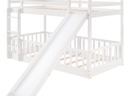 Functional Bunk Bed & Convertible Ladder And Slide