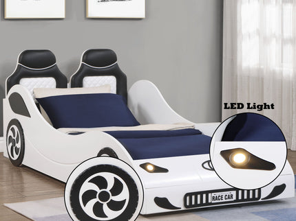 Colen - Twin Car Bed With LED