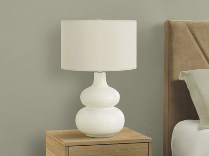 Lighting, Table Lamp, Contemporary - Cream