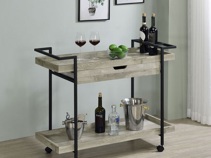 Begonia - 1 Drawer Cart - Driftwood