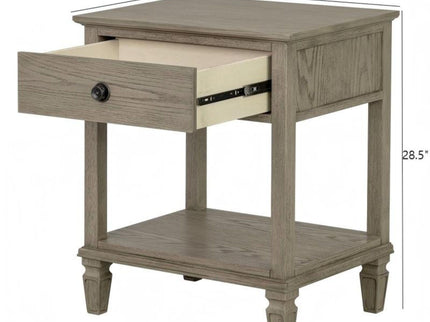 Victoria - Bedside Table With Drawer And Shelf