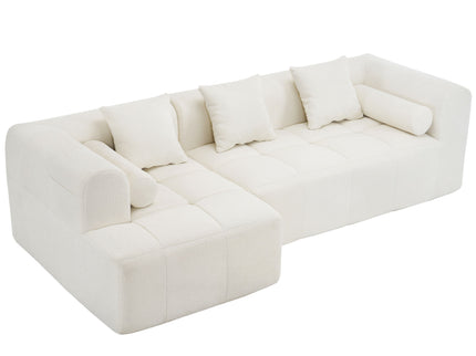 Sectional Free Combined Sofa With 2 Side Pockets
