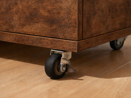 Modern 5 Drawer Dresser With Wheels