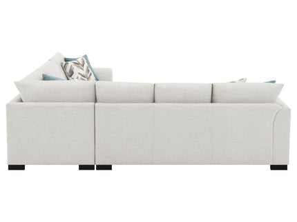 Radison - Upholstered Sectional Sofa With Hidden Sleeper - Greige