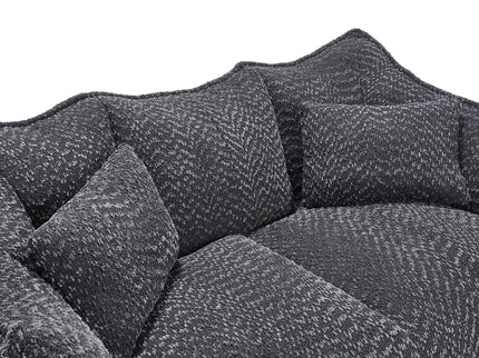 Comfortable Dual Beanbag Chair With High Resilience Foam Core For 2 People