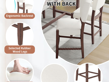 Mid Century Modern Bar Stools, Upholstered Counter Chairs
