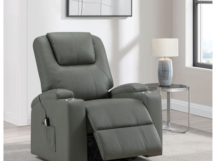 Macklin - Power Lift Massage Recliner With Heat And Dual Cupholders