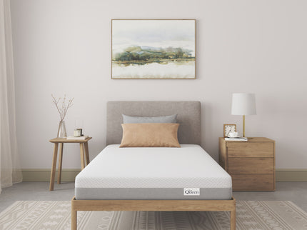 8" Memory Foam Mattress With Adaptive Foam Support And Breathable Cover