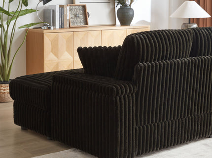 3 Seater Sofa With 2 Ottomans For Living Room