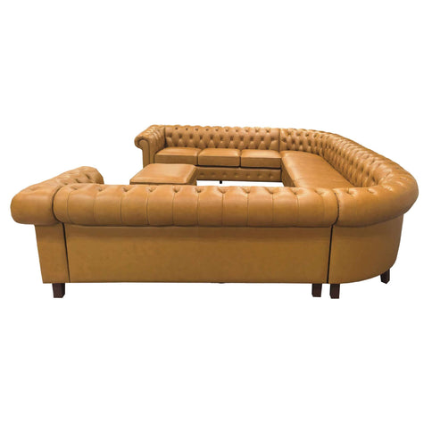 Chesterfield Vintage Style U - Shape Sectional
