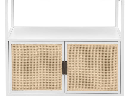 Kenneth - 2 Door Radio Weave Accent Cabinet - White