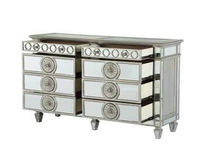 Varian - Mirrored Dresser - Silver