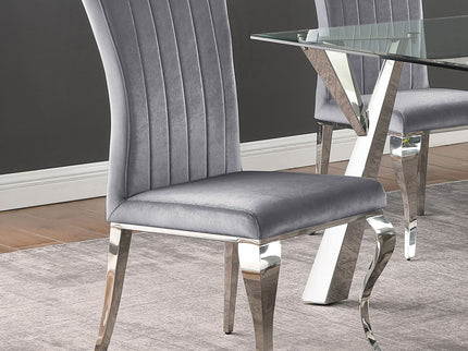 Elegant Upholstered Side Chairs (Set of 4)