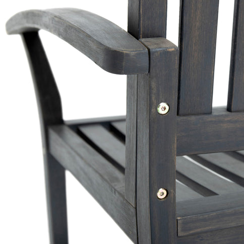 Baxter - Rocking Loveseat - Dark Gray