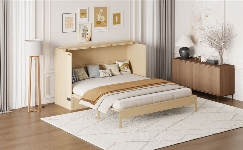 Murphy Bed With Large Drawers