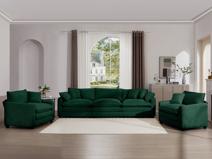 Elegant Oversized Sectional Sofa Set With Deep Seats And Flexible Layout