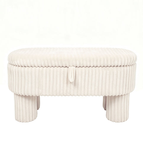 Modern Storage Ottoman Bench For Living Room