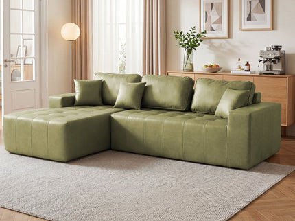 L - Shaped Corner Chaise Sofa Bed