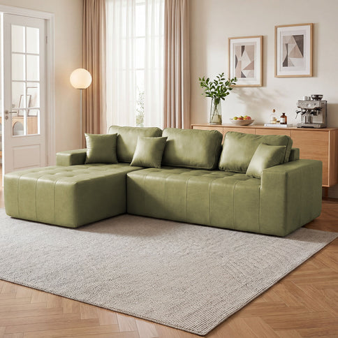 L - Shaped Corner Chaise Sofa Bed