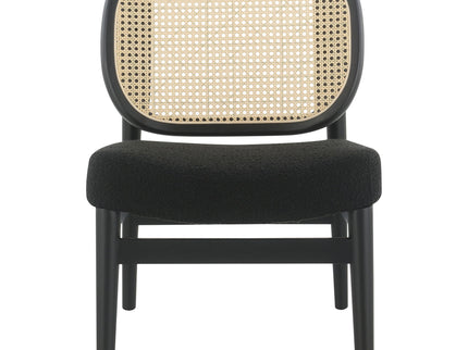Quinne - Accent Chair With Padded Seat - Black