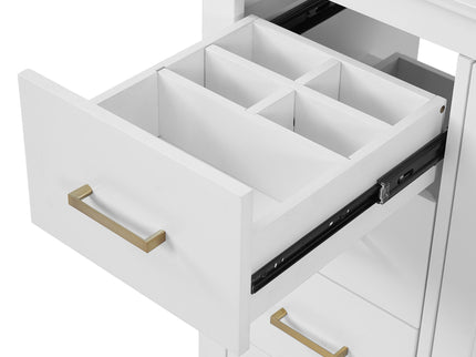 Bathroom Vanity With Sink Combo, Storage Cabinet, Freestanding Set With 3 Drawers & Soft Closing Doors