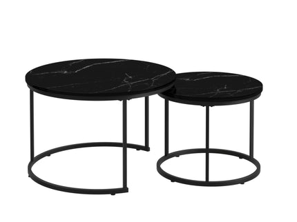 Round Nesting Coffee Table (Set of 2)