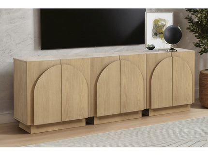 Modern Sideboard Buffet With Arched Cabinet Doors