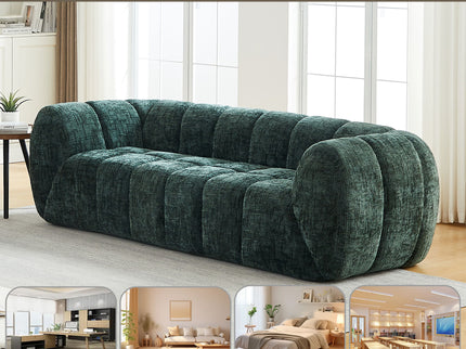 Modern Sofa With Piano Key Backrest