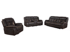 Dark Brown / 3 Pc. Sofa, Loveseat, Chair