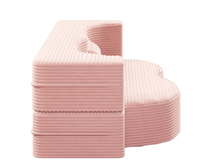 Convertible Foam-Filled Sleeper Sofa Bed With 2 Pillows