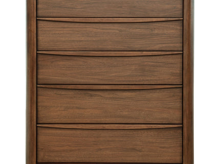 Verona - 5 Drawer Chest With - Walnut