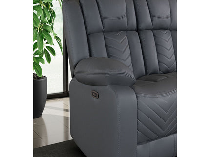 Raize - Power Living Room Set With Storage Console And Cup Holders