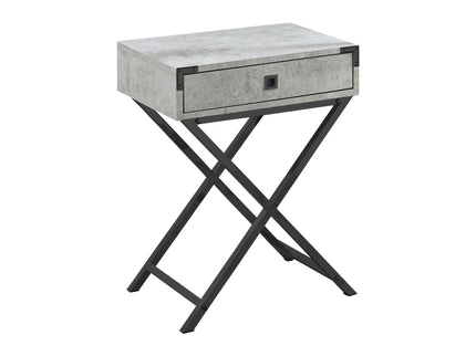 Accent Side Table, Storage Drawer, Stylish Design Contemporary & Modern