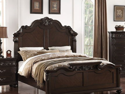 Bed With Carved Details