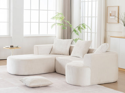 Modular Sectional Sofa With L Shape Chaise With Deep Seat