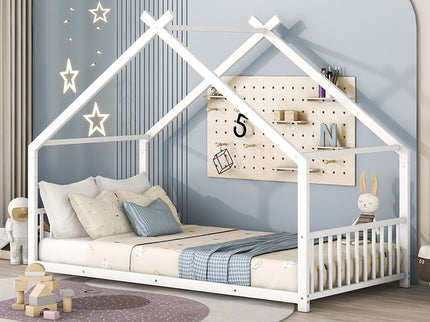 Metal House Bed