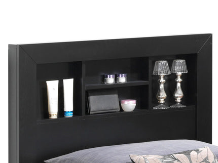 Bed With Transitional Design Stylish