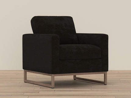 Accent Chair With Track Arm Design