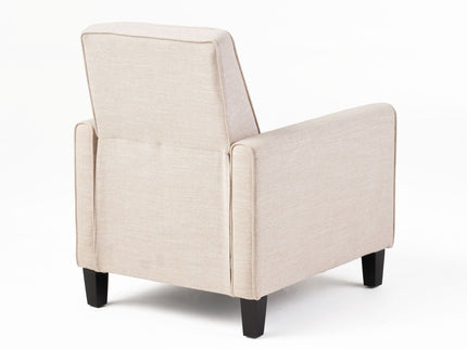 Upholstered Push Back Recliner Chair For Living Room